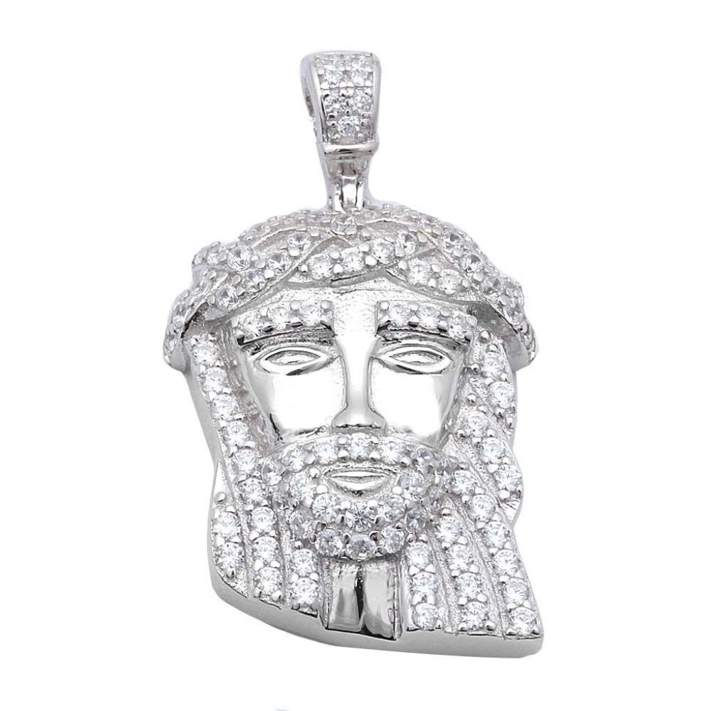 Top Seller 1.50CT Micro Pave Cubic Zirconia Jesus